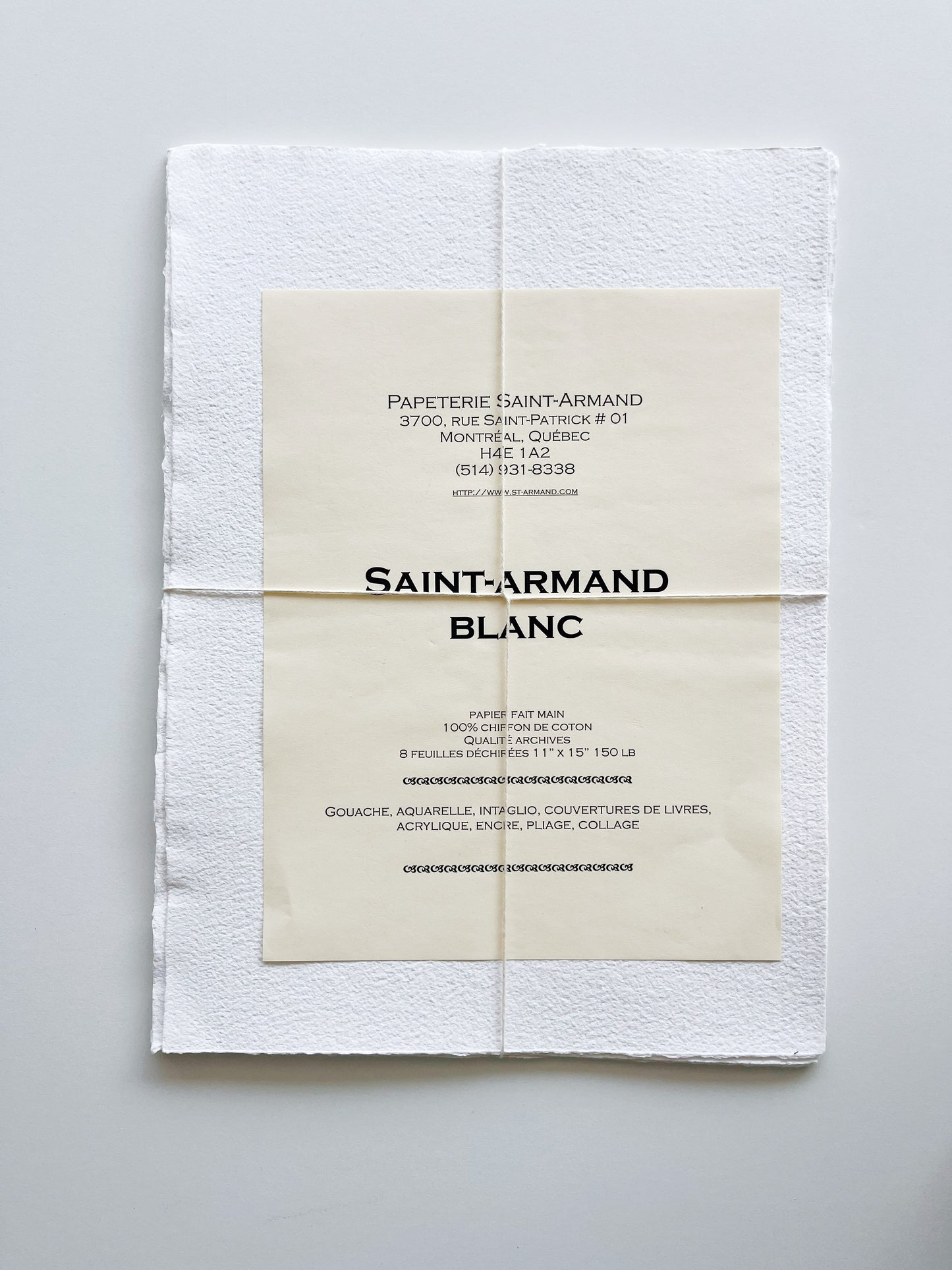 CRAFT PAPER, 100% COTTON RAG