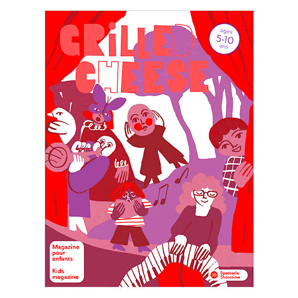 Magazine Grilled Cheese Spectacle