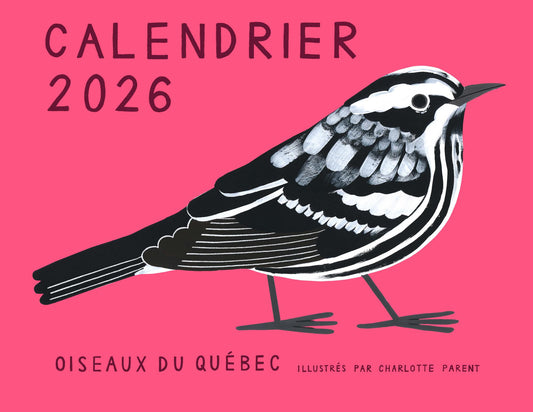 CALENDRIER 2026 OISEAUX DU QUÉBEC