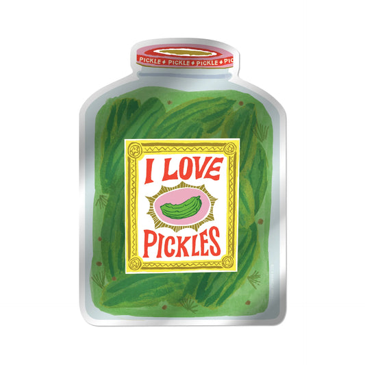 AUTOCOLLANT I LOVE PICKLES