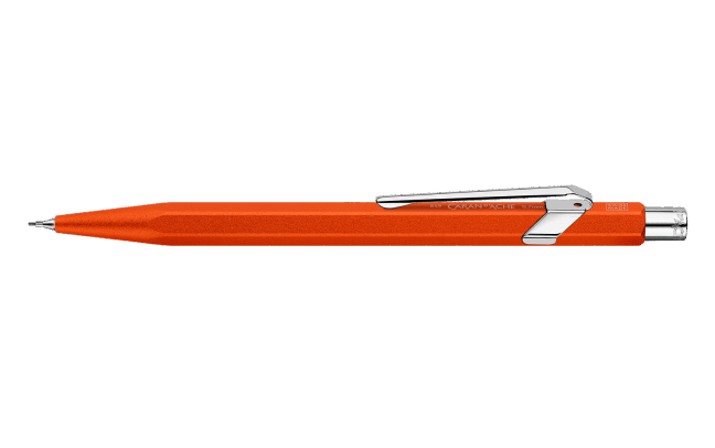 PORTE-MINE CARAN D'ACHE ORANGE FLUO 0.7 MM