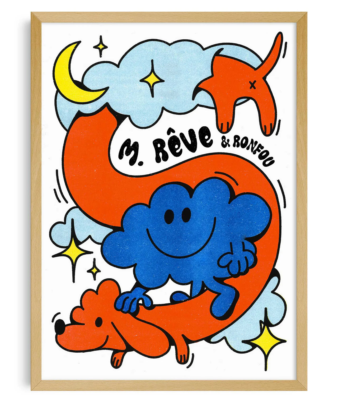AFFICHE MONSIEUR RÊVE ET RONFOU