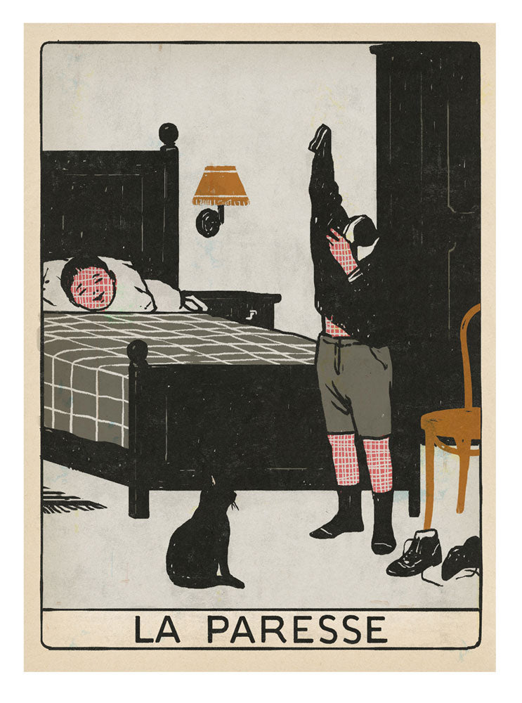 AFFICHE G.DUBOIS - LA PARESSE