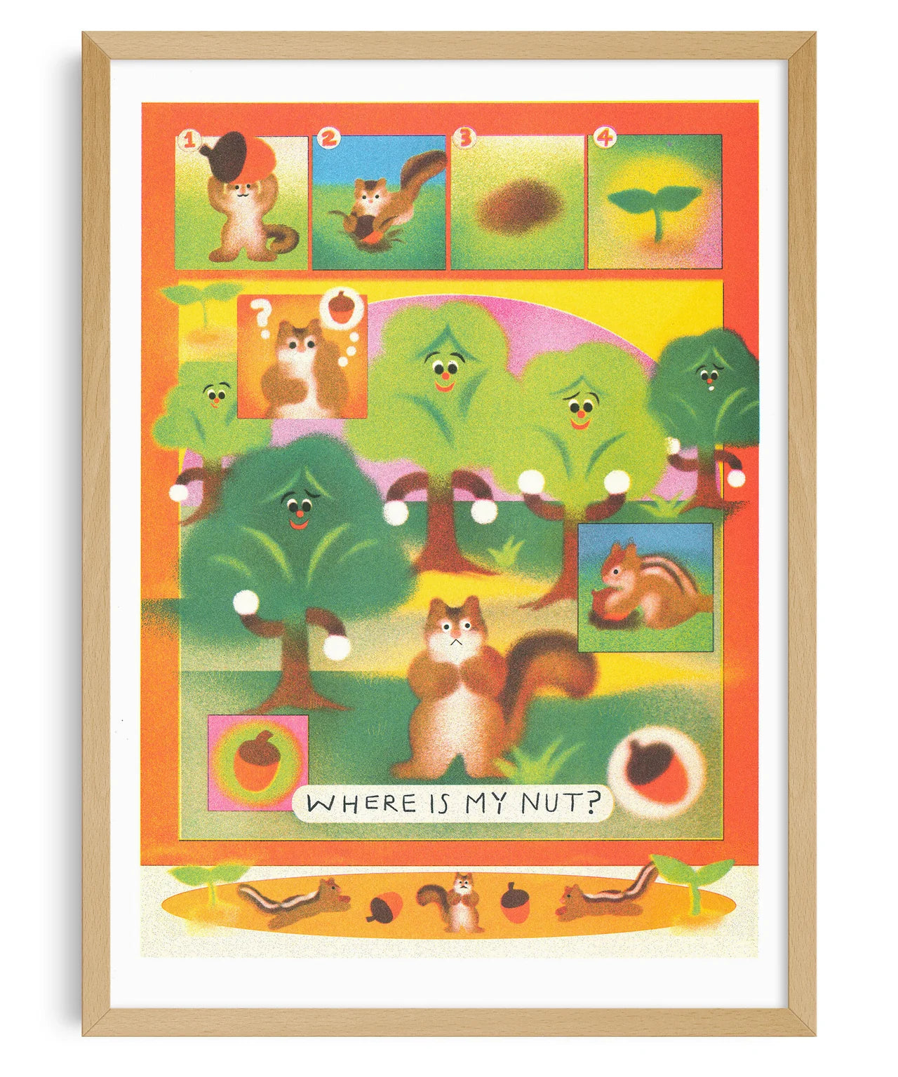 AFFICHE KIBLIND X ZOEY KIM - THE LITTLE GARDENER