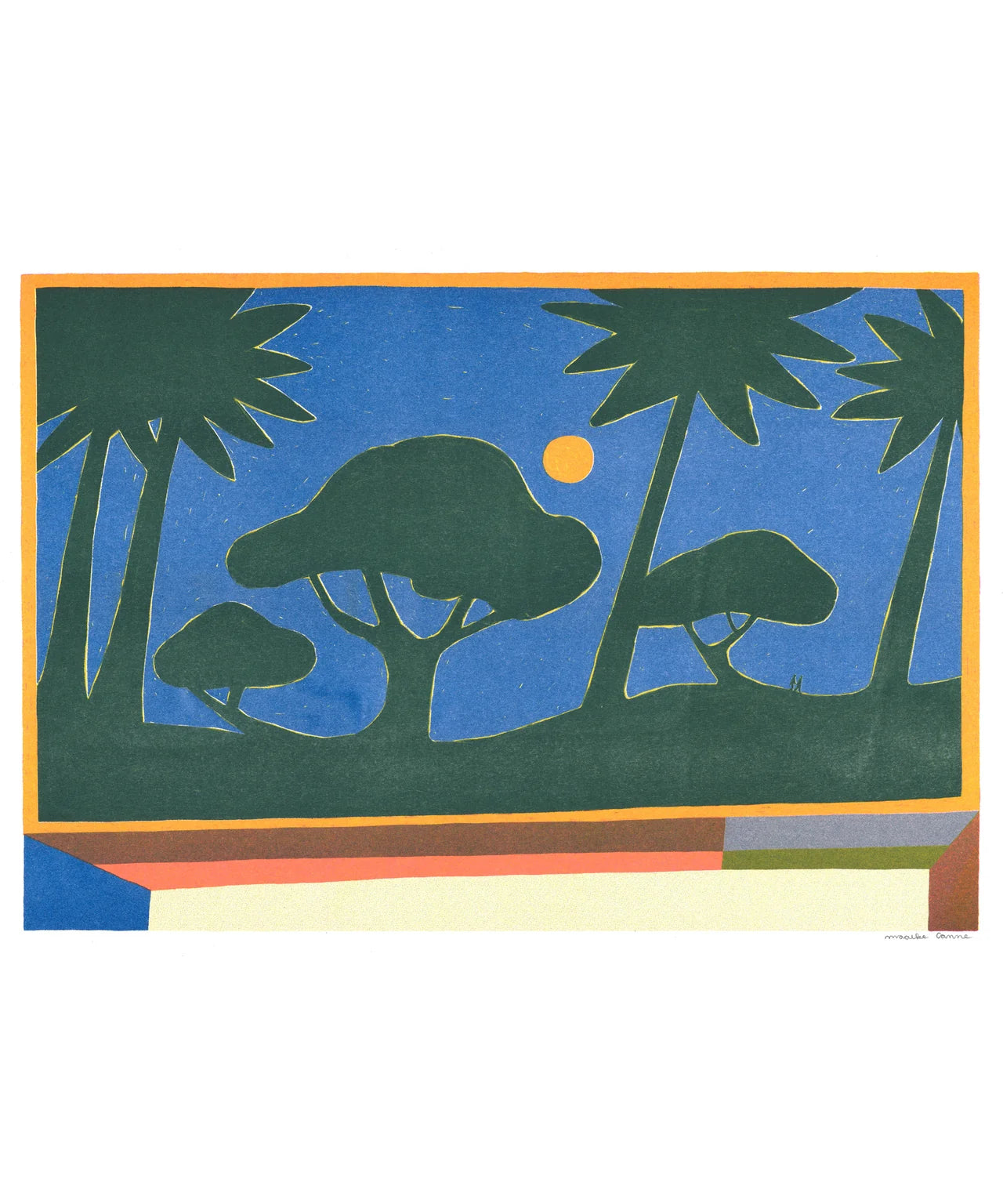 AFFICHE KIBLIND X MAAIKE CANNE - A BRIGHT NIGHT