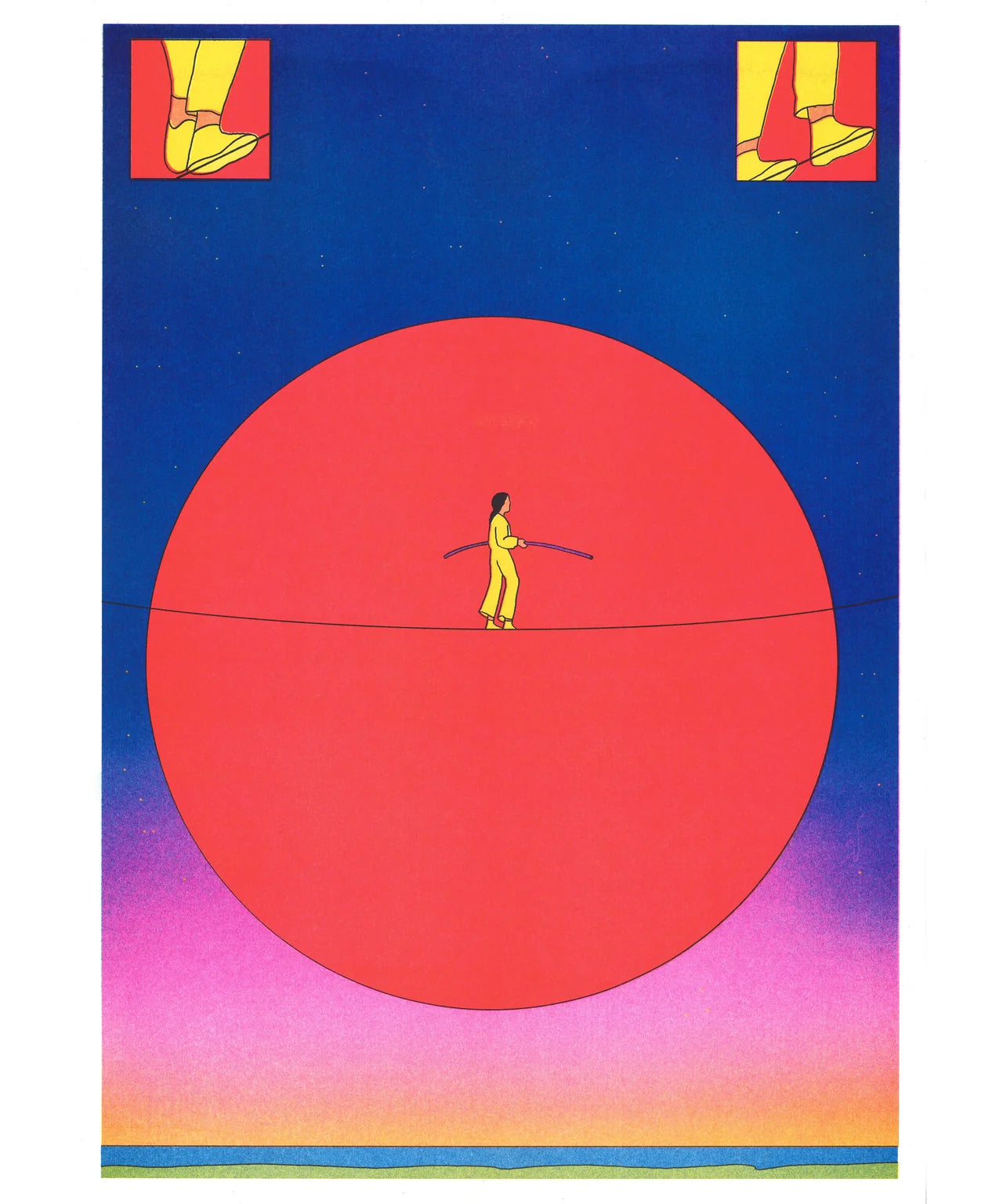 AFFICHE KIBLIND X MARÍA MEDEM - IF YOU COULD, WOULD YOU CHOOSE TO SEE THE FUTURE ?