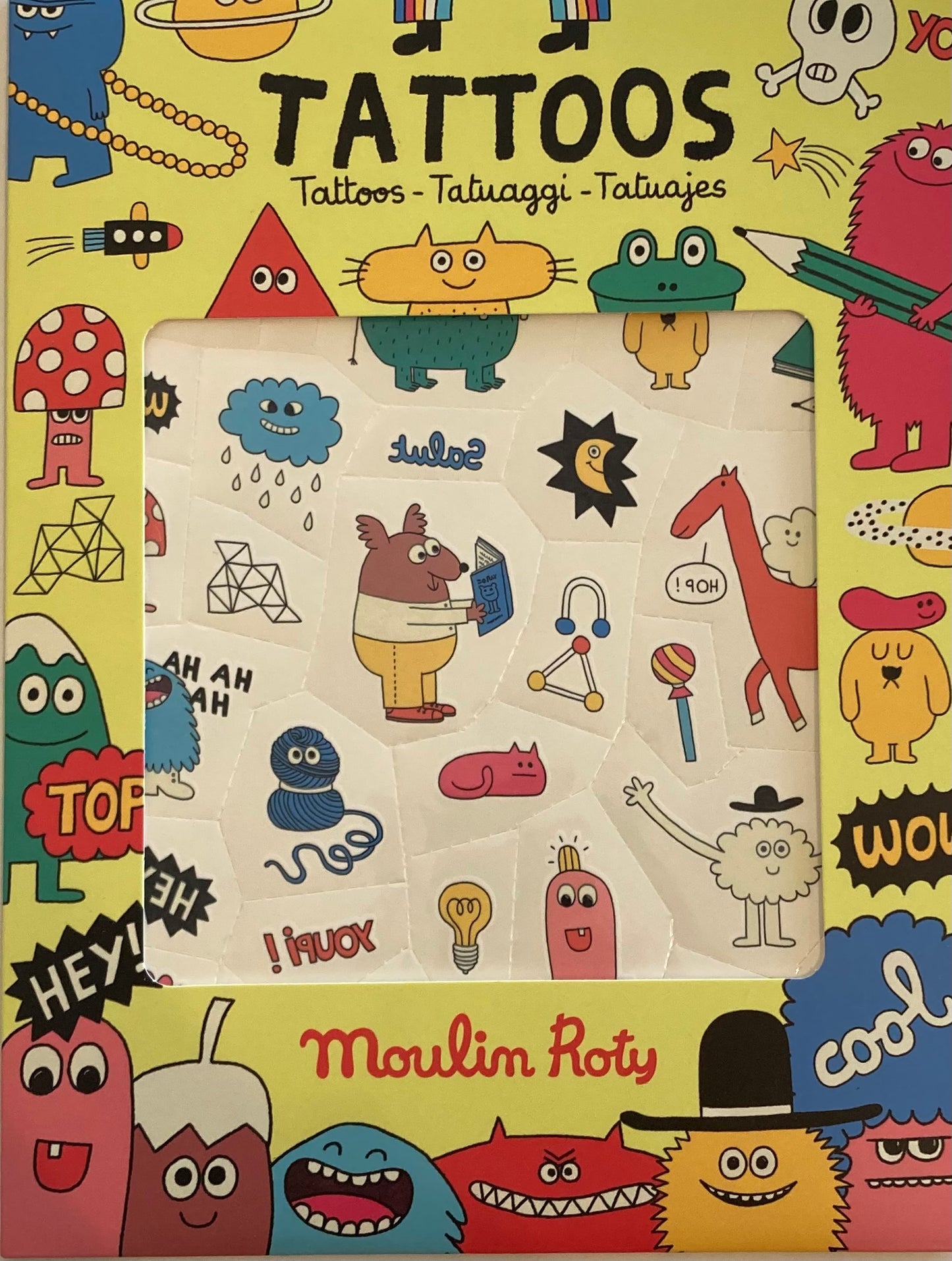 TATTOO TEMPORAIRE-MOULIN ROTY