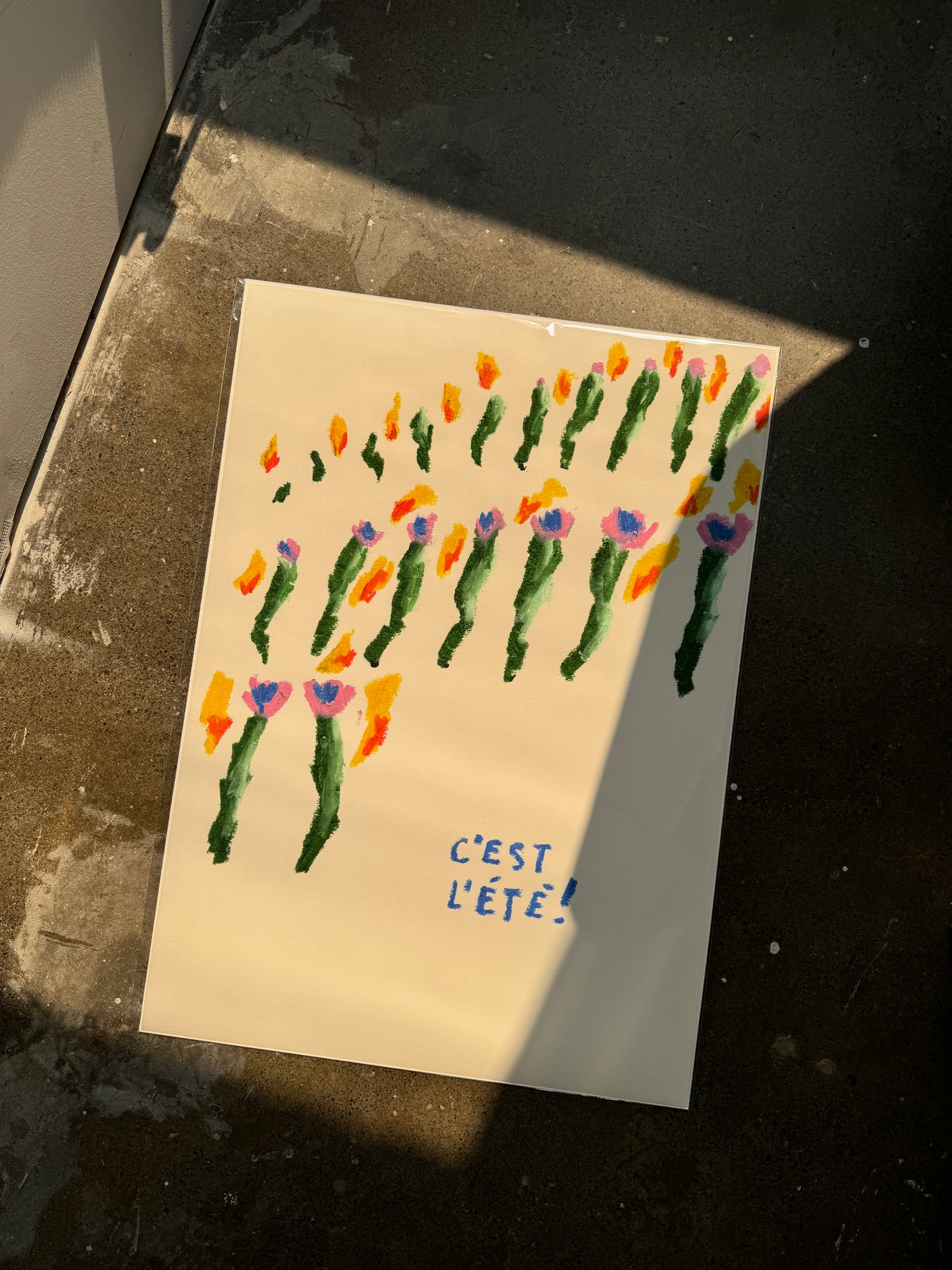 AFFICHE C'EST L'ÉTÉ