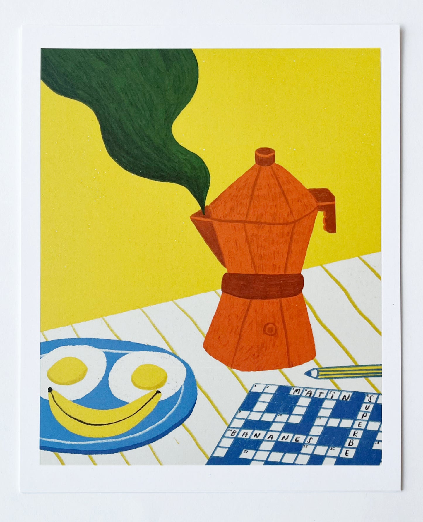 AFFICHE DEUX OEUFS BANANE