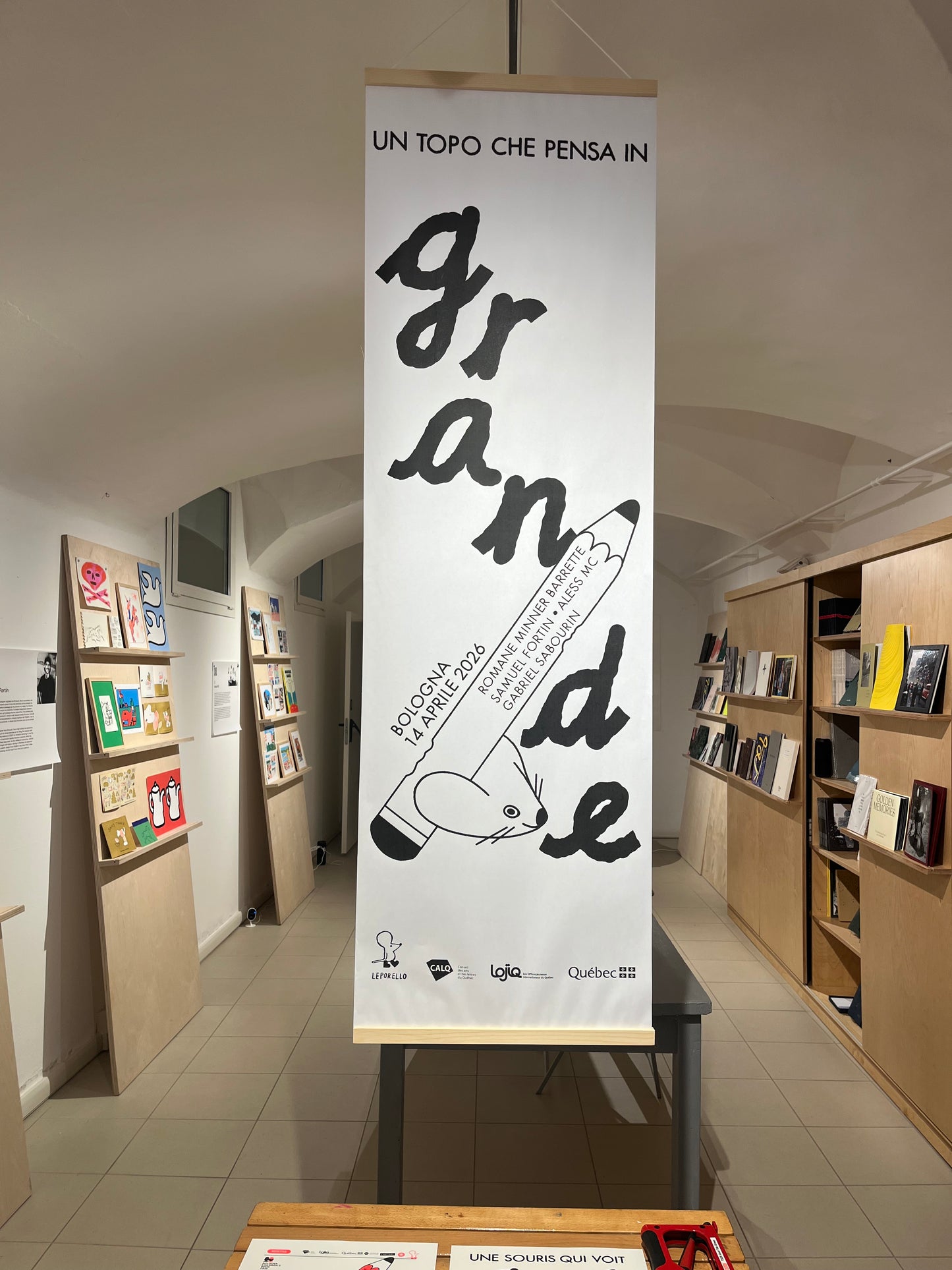"Une souris qui voit grand" présentée au Livart — 16 & 17 mai