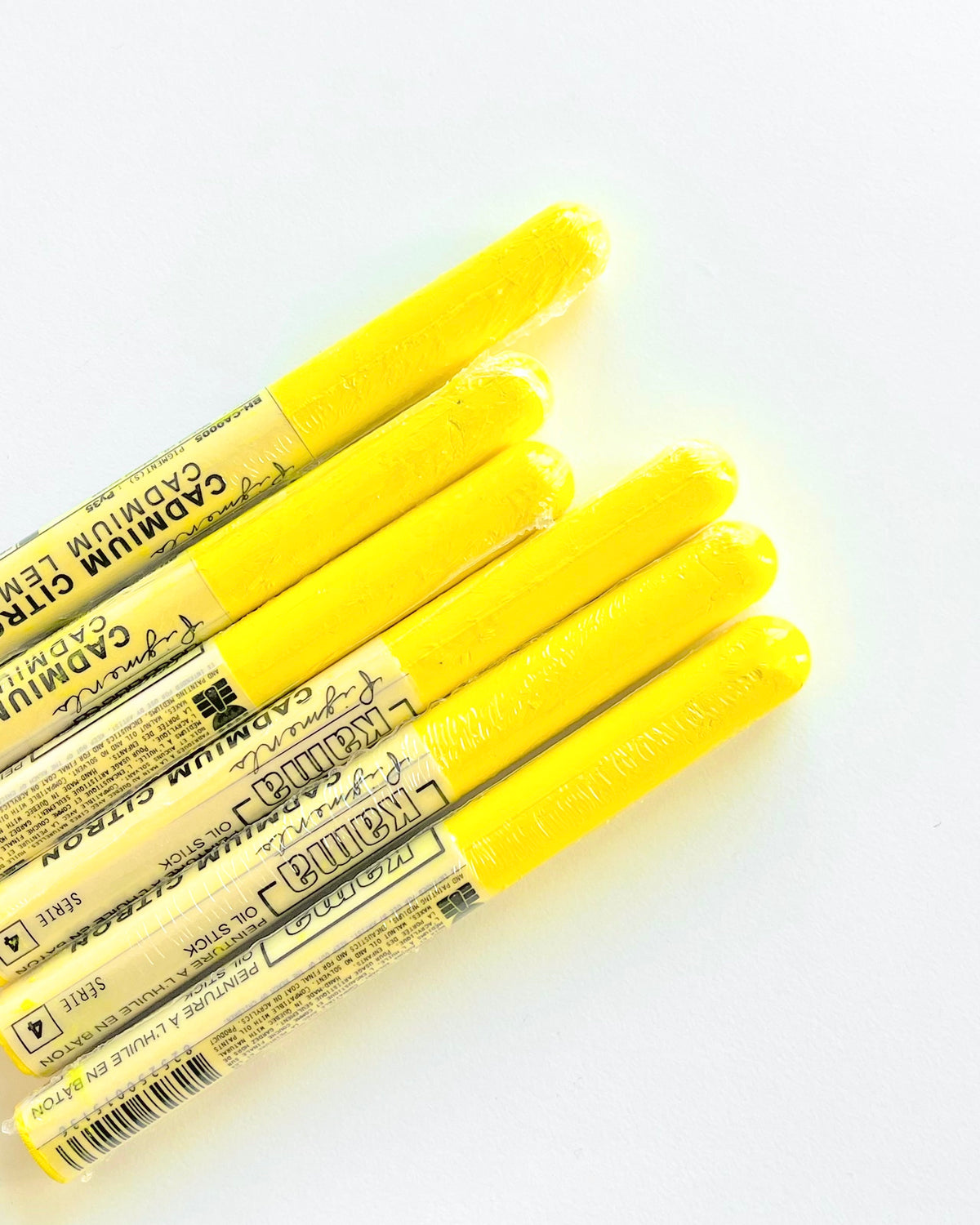 BÂTON À L’HUILE JAUNE CADMIUM CITRON