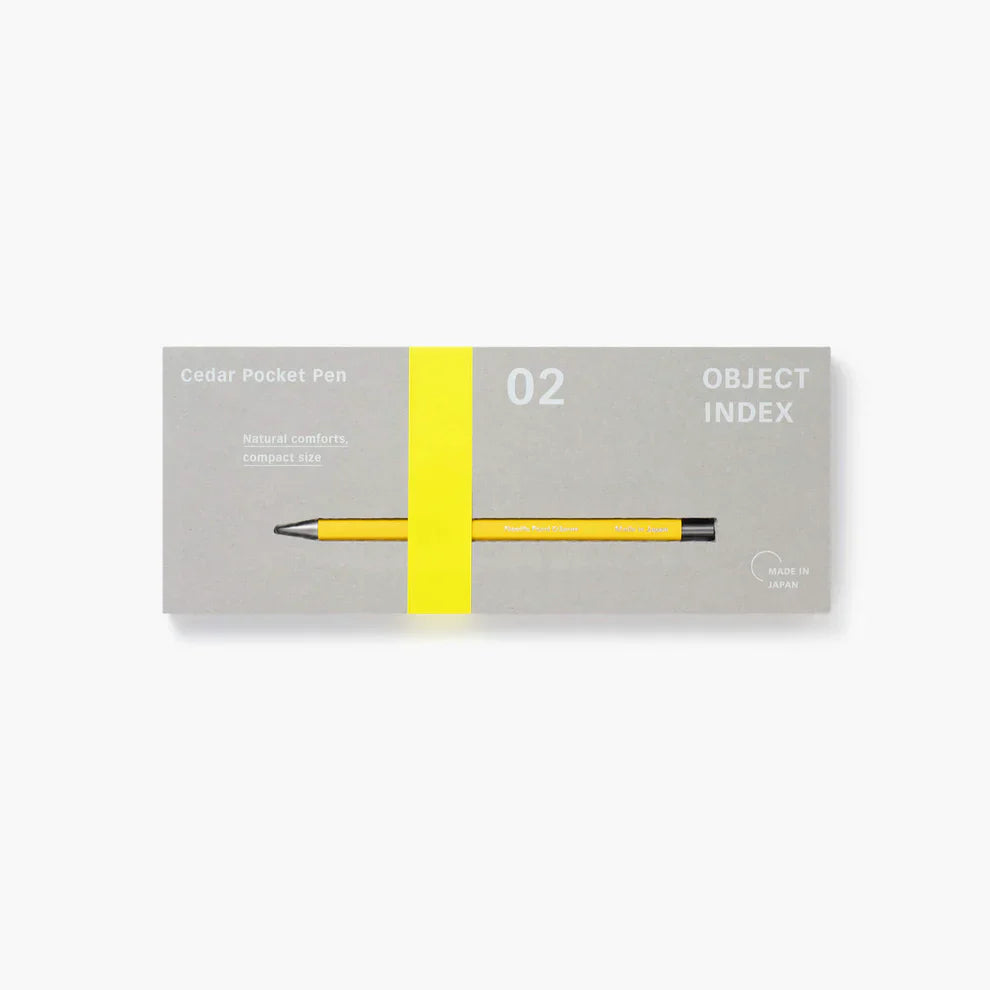 Stylo bille jaune Object Index
