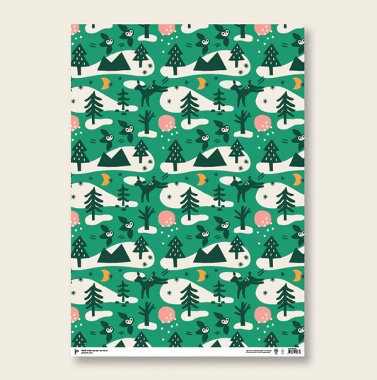 PAPIER D’EMBALLAGE FORÊT