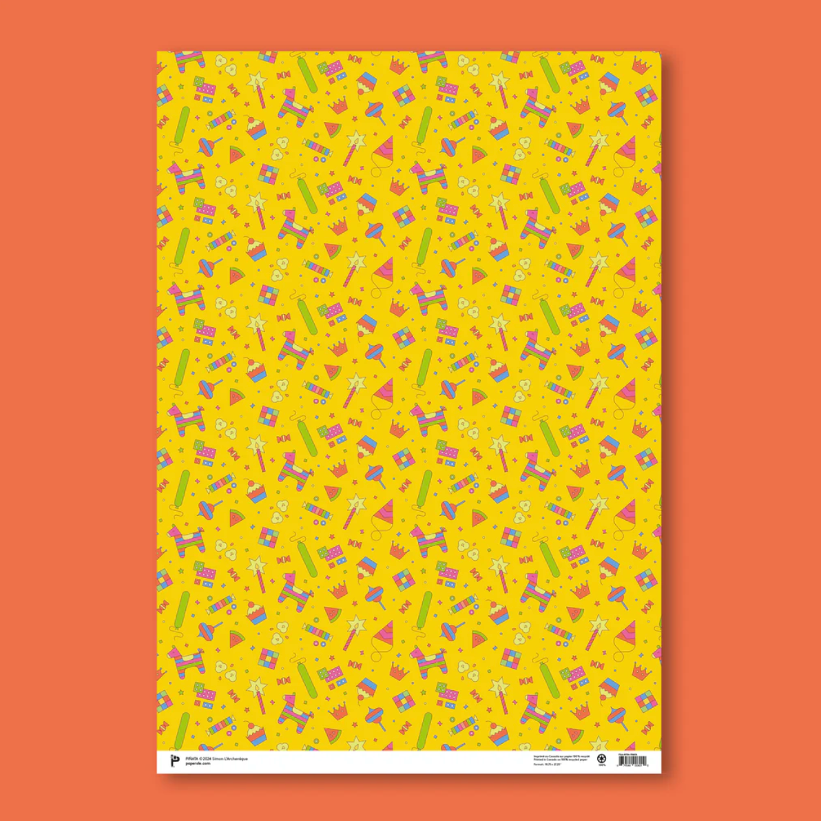 PINATA WRAPPING PAPER
