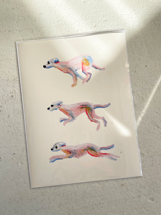 AFFICHE 3 CHIENS