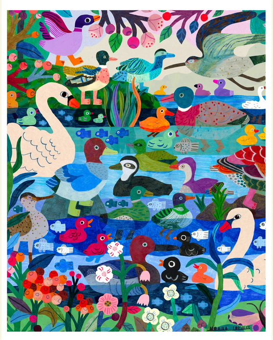 Monika Forsberg - Ducks of Hampstead Heath (dogs delight)