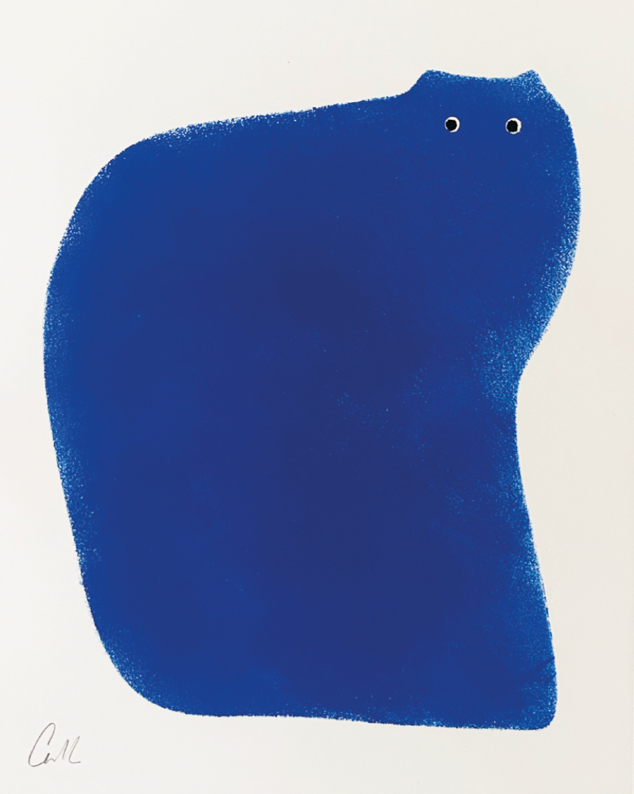 ORÉE - AFFICHE "LE CHAT BLEU"