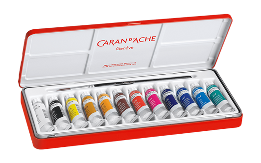 ENSEMBLE PEINTURE 12 TUBES GOUACHE STUDIO