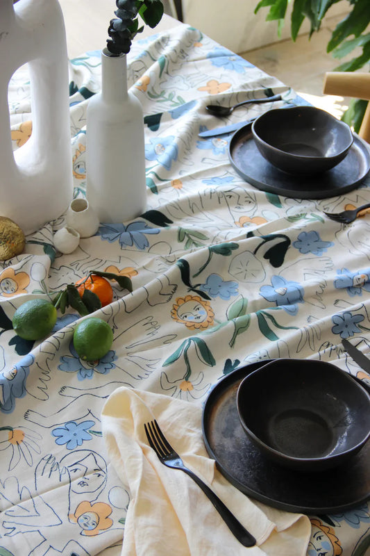 Nappe Eve Gravel X Julia GR Fille-fleur