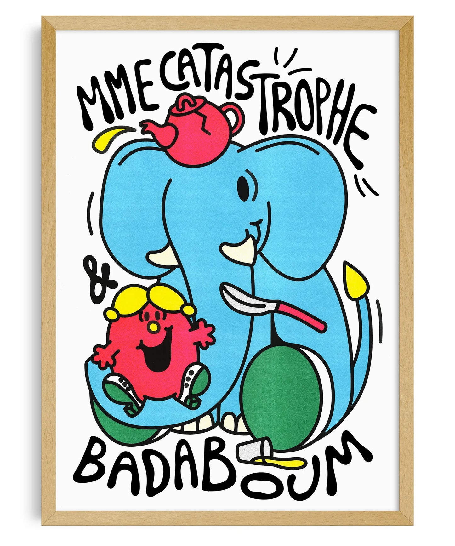AFFICHE_KIBLIND_MONSIEUR MADAME_MADAME CATASTROPHE ET BADABOUM