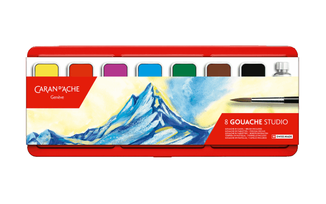 PAINTING SET IN TABLETS (8) GOUACHE STUDIO