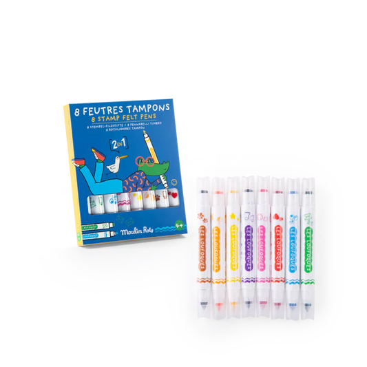 8 MOULIN ROTY STAMP MARKERS