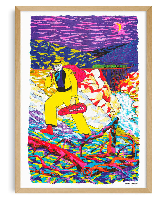 POSTER SIMON ROUSSIN - IF I PASS THIS WAY AGAIN