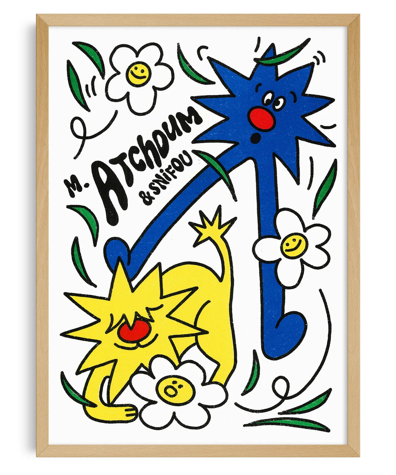 AFFICHE MONSIEUR ATCHOUM ET SNIFOU