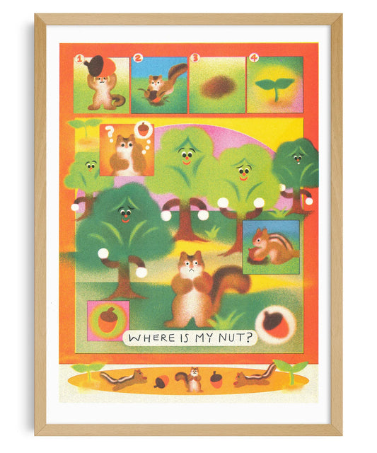 AFFICHE KIBLIND X ZOEY KIM - THE LITTLE GARDENER