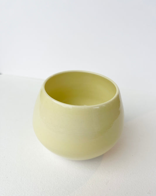 YELLOW WINE GLASS