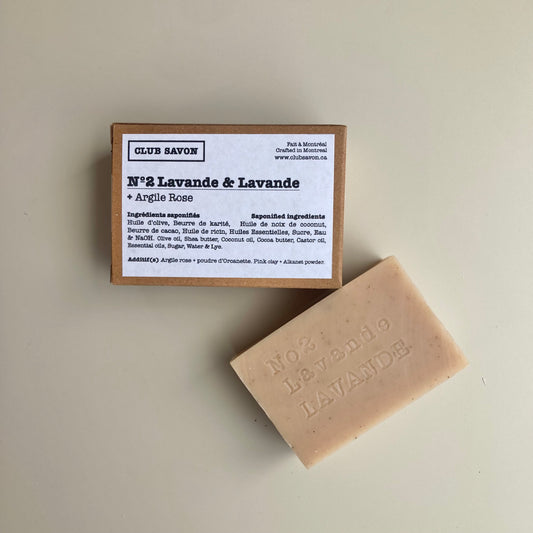 SAVON NO 2, LAVANDE & LAVANDE