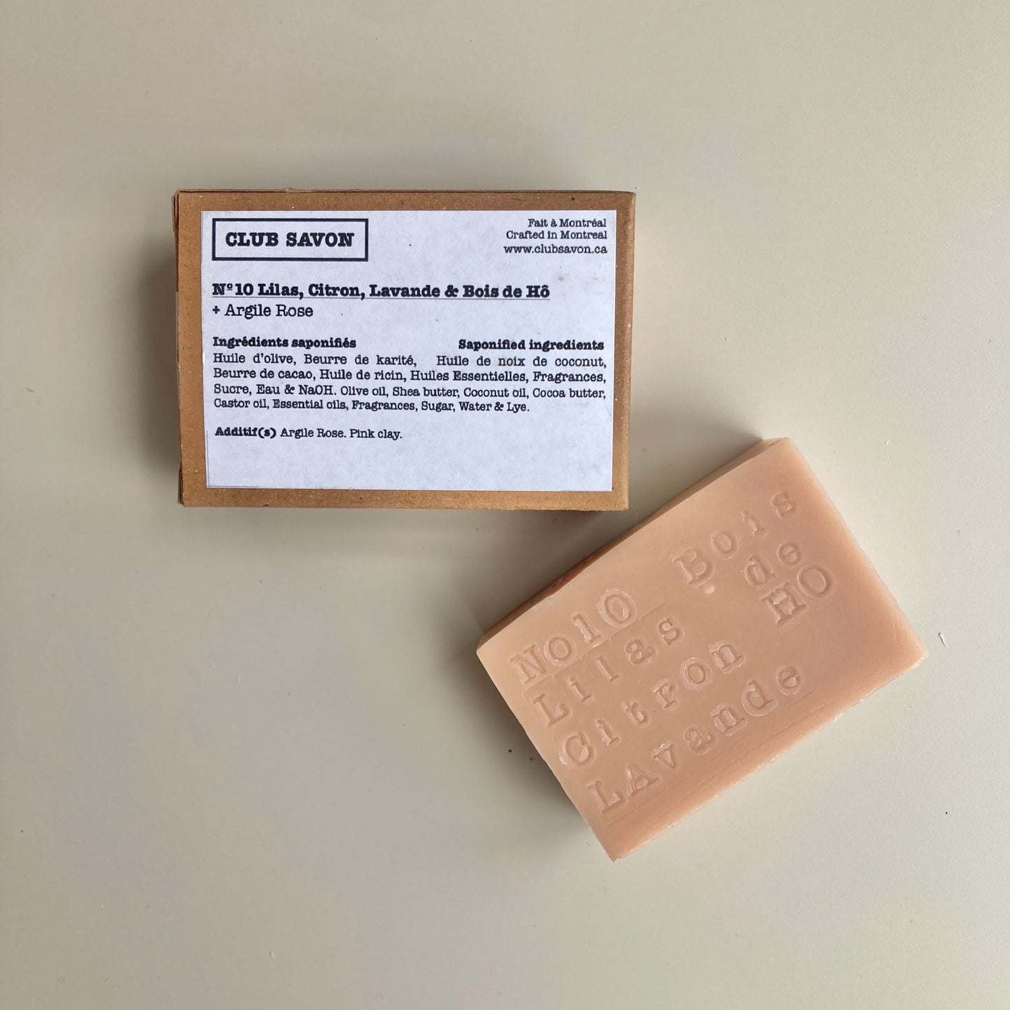 SAVON NO 10, CITRON, LAVANDE & BOIS DE HÔ