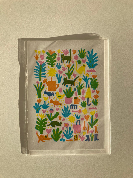 CARTE FLEURS ET JARDIN