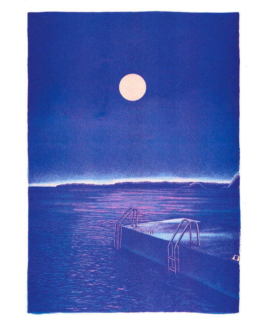 AFFICHE KIBLIND_MANON DIEMER_LE BAIN DE MINUIT