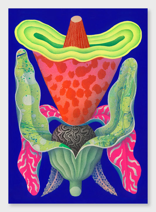 BJORN LIE_FLUORECENT FLOWER POSTER