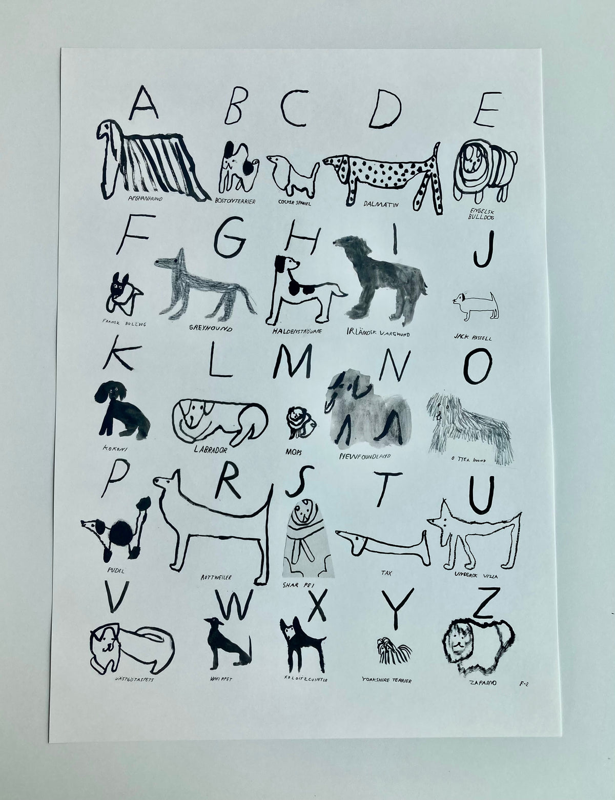 ABC DOGS POSTER – Leporello
