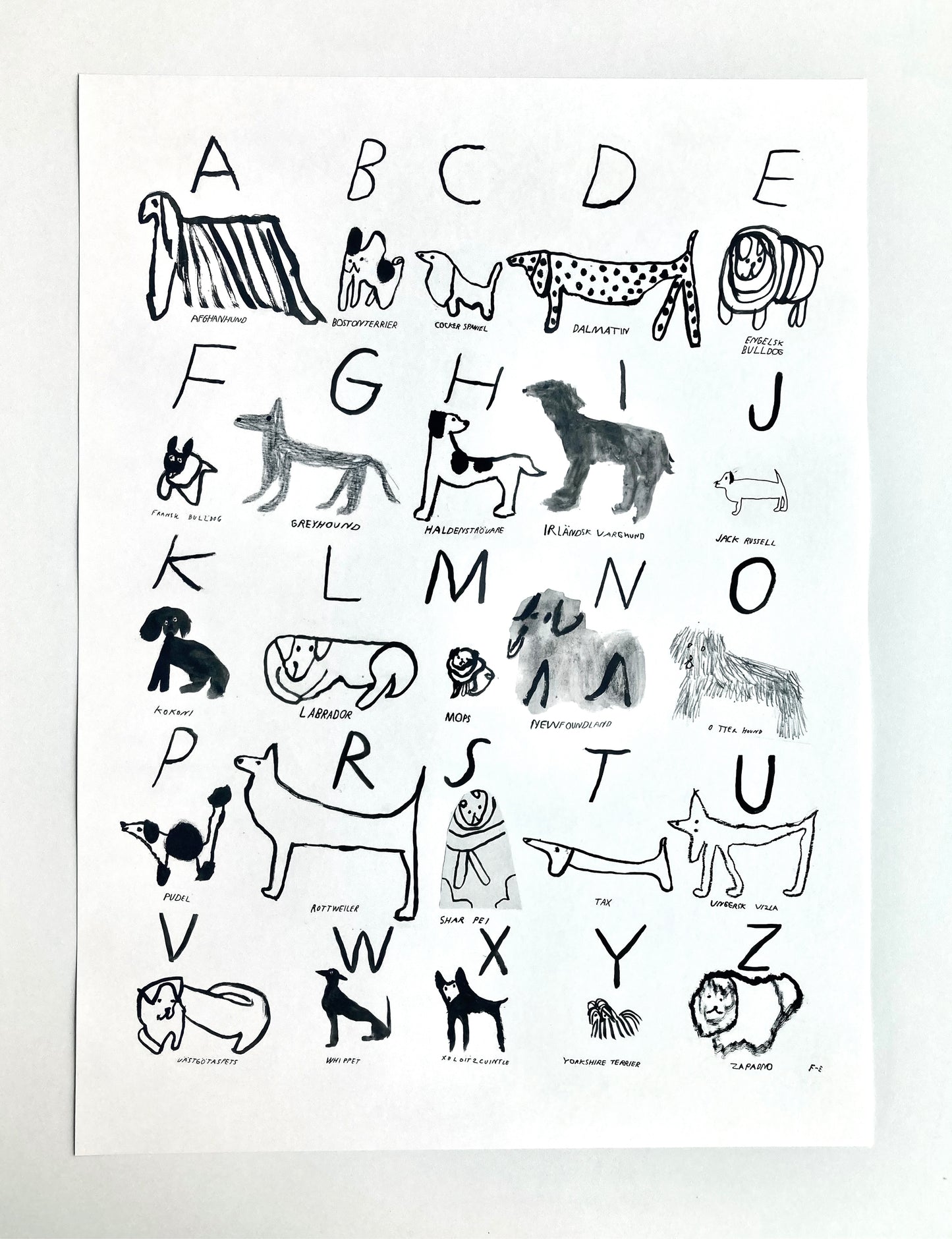 ABC DOGS POSTER