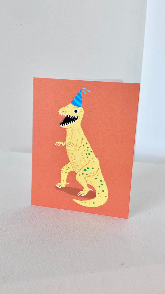 CARTE DINO EN FÊTE