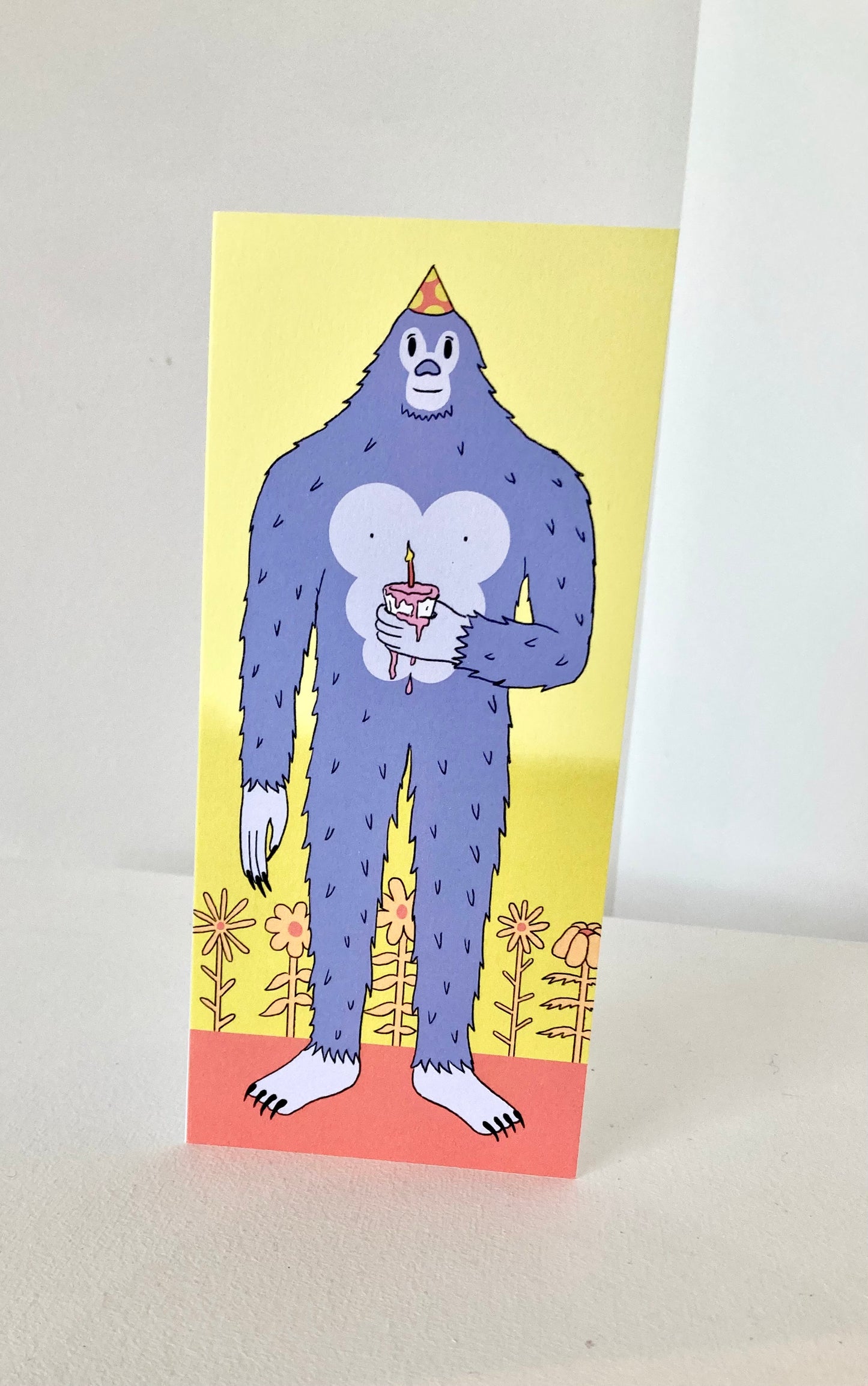 CARTE FÊTE AU YETI