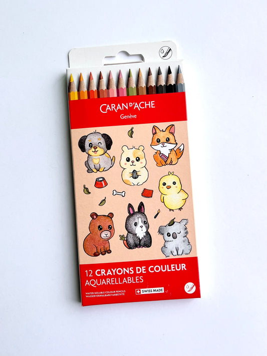 CRAYON AQUARELLABLES CARAN D’ACHE - ANIMALS