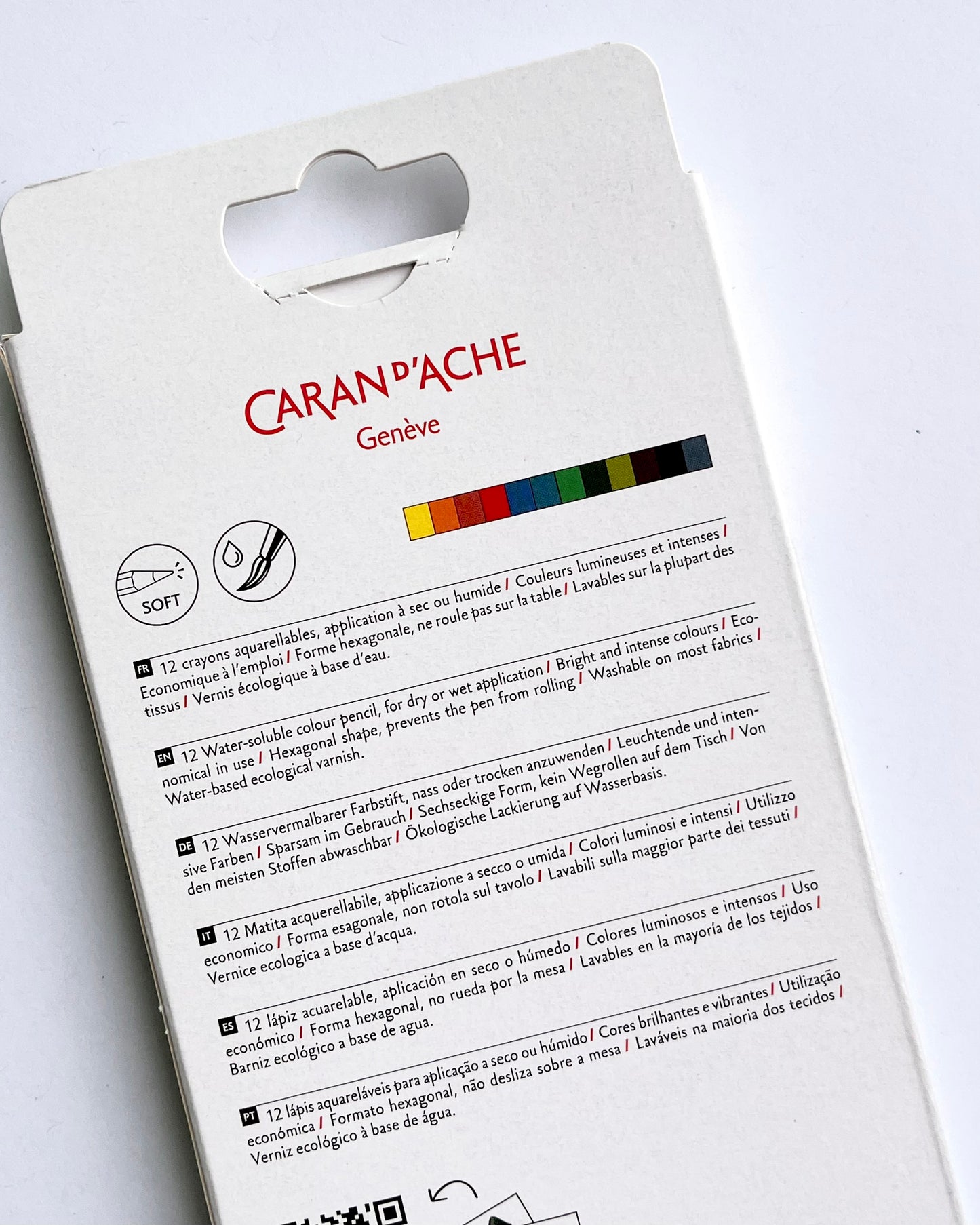 CRAYONS AQUARELLABLES CARAN D’ACHE - SWISS MOUNTAIN