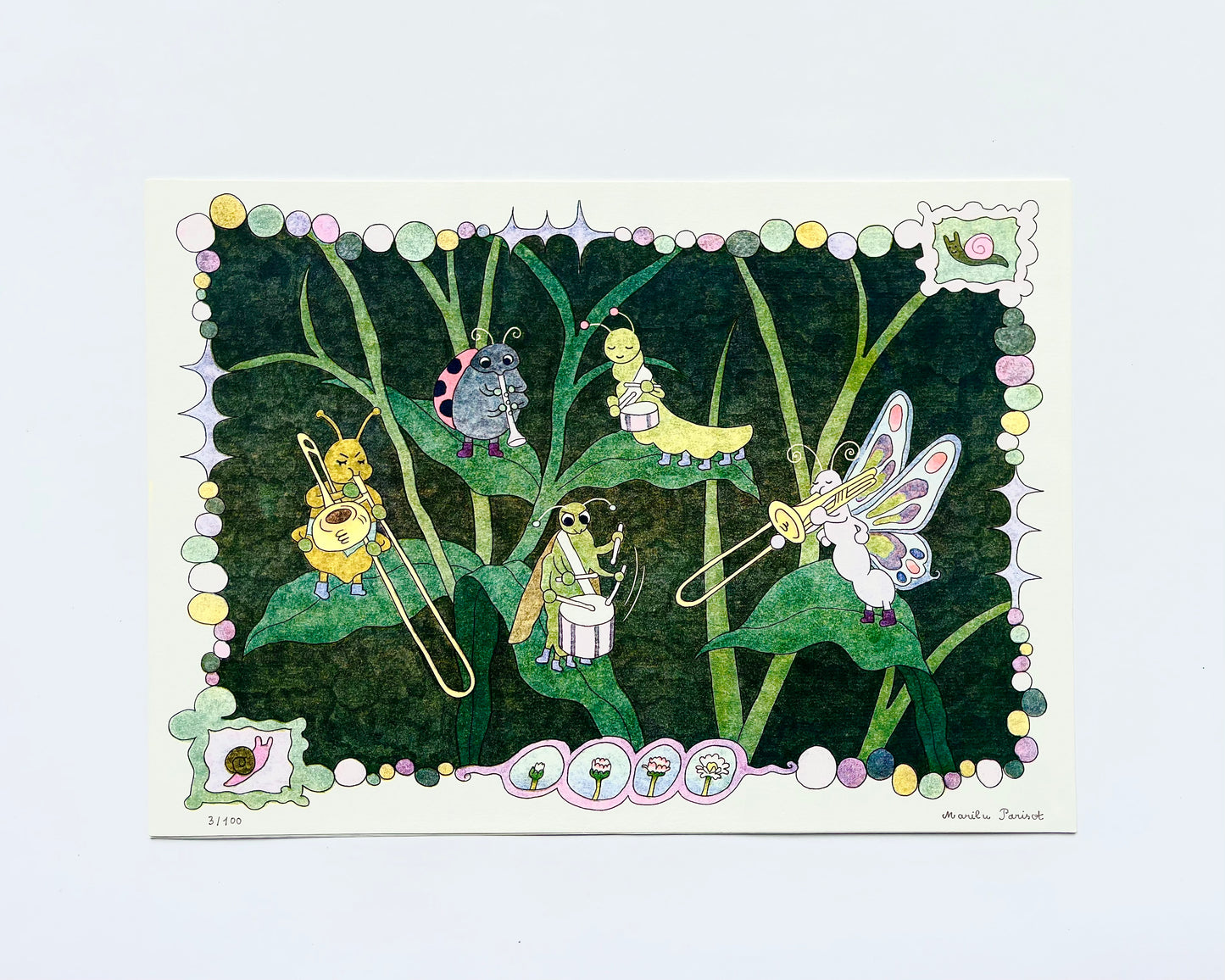 AFFICHE MARIE-LUCIE PARISOT - BUG BAND