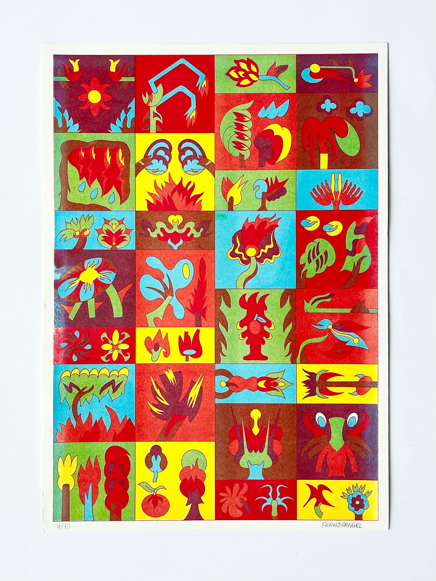 AFFICHE FRAN RANGEL - FUEGO