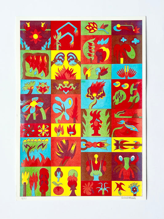 AFFICHE FRAN RANGEL - FUEGO
