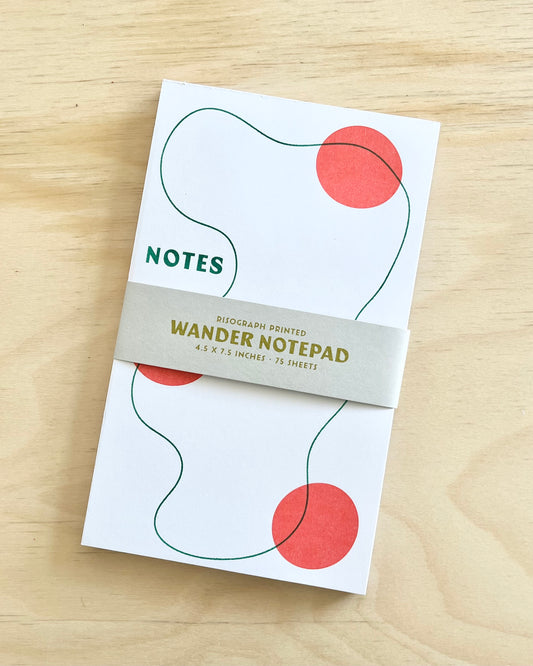 BLOC-NOTE WANDER - ROUGE