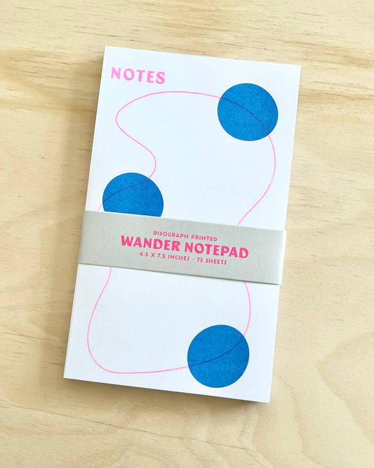 BLOC-NOTE WANDER - BLEU
