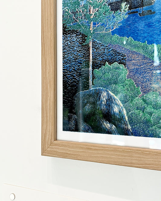 CADRE 16 X 20 - BOIS NATUREL OU NOIR