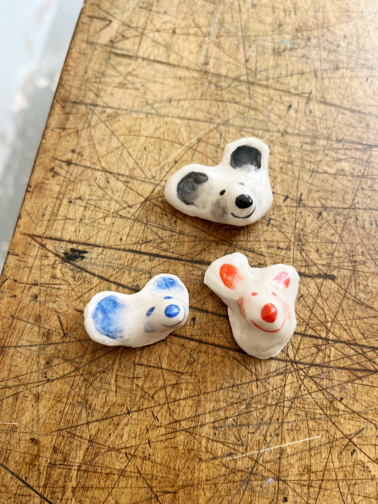 Aimant animaux en céramique