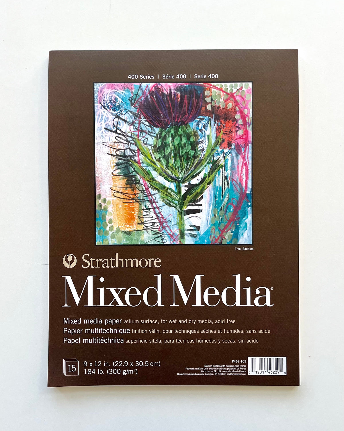 TABLETTE DE PAPIERS MÉDIAS MIXTES - STRATHMORE