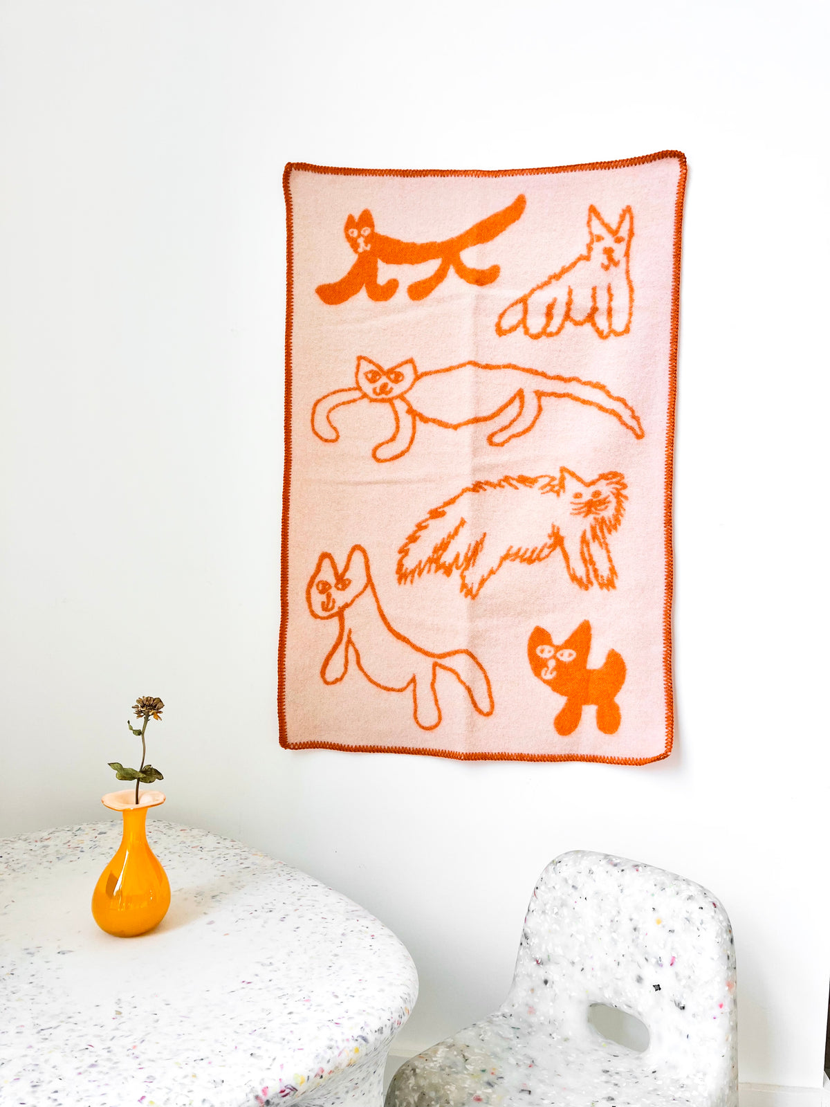 COUVERTURE EN LAINE FINE LITTLE DAY